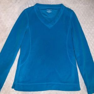 Fuzzy crewneck sweatshirt